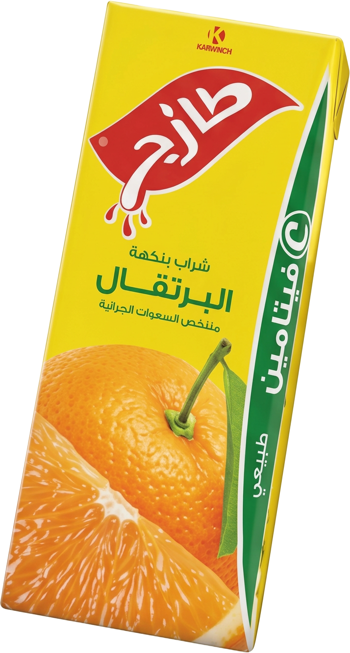 شراب بنكهة البرتقال — كرتون